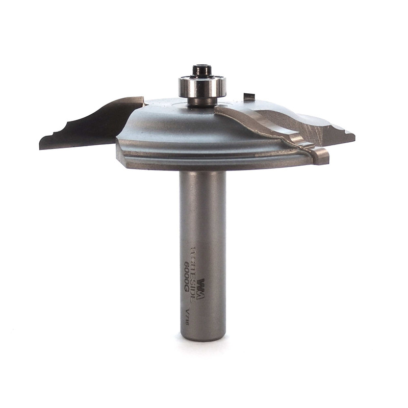 6000G 3-Wing Large Raised Panel Router Bit 3-3/8" D, Classic Ogee